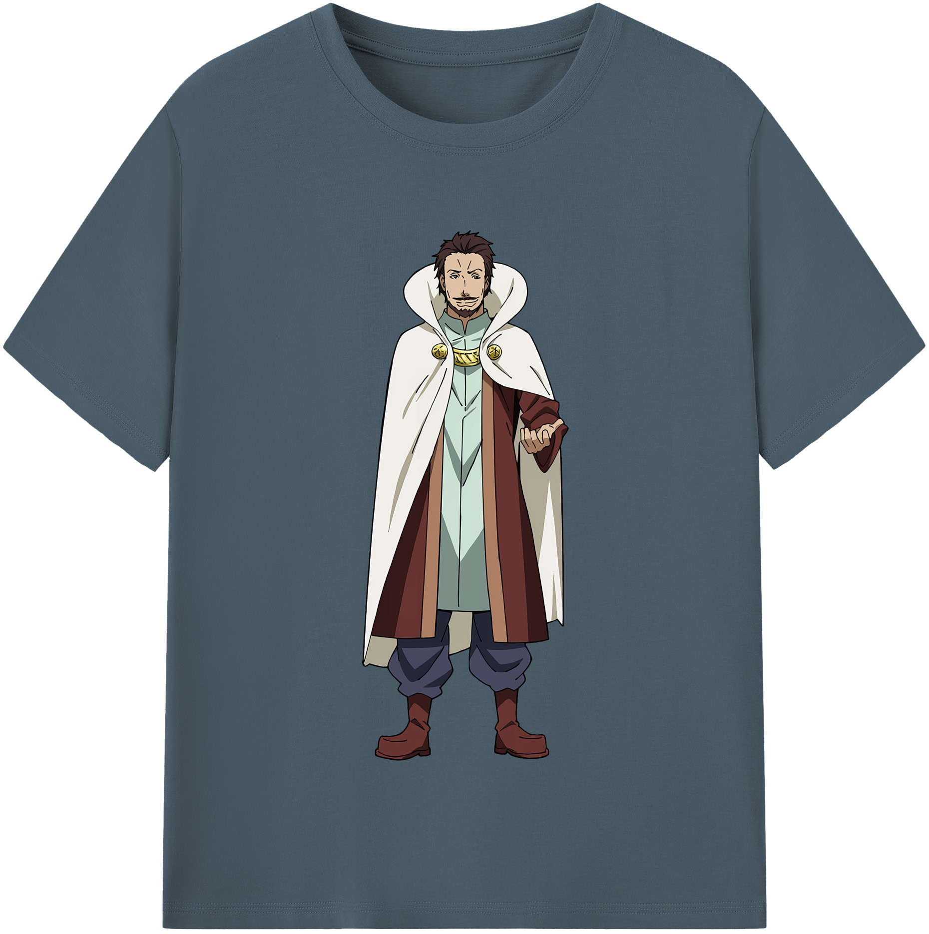 （画像用） 転スラ Regarding Reincarnated to Slime 綿100％半袖Tシャツ（フロントプリント）